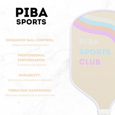 Ракетка PIBA Sports PRO T700 карбон, 16 мм, шорстка поверхня