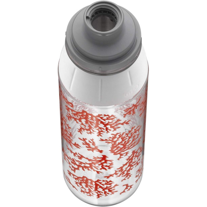 Пляшка для пиття alfi Tritan BPA Free, пляшка для води 700 мл, tritanBottle Coral, герметична, вуглецева, її можна мити в посудомийній машині, 5495.110.070 Пляшка для toGo, школи, спорту, піших прогулянок, відпочинку