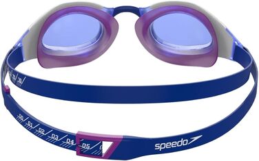 Окуляри для плавання Speedo Unisex для дорослих Fastskin Hyper Elite One size Blue Flame/Diva/White