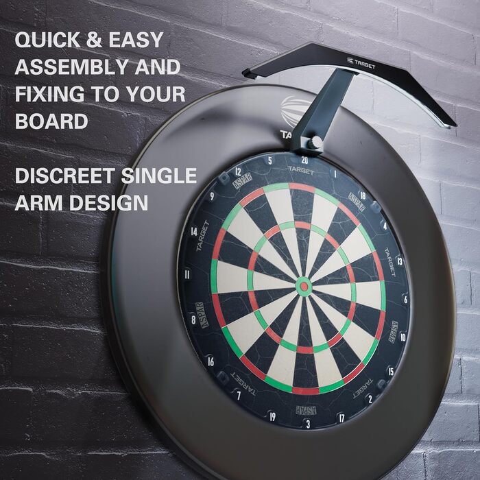 Освітлення дротиків Target Darts яскраве, просте встановлення, кабель 3 м