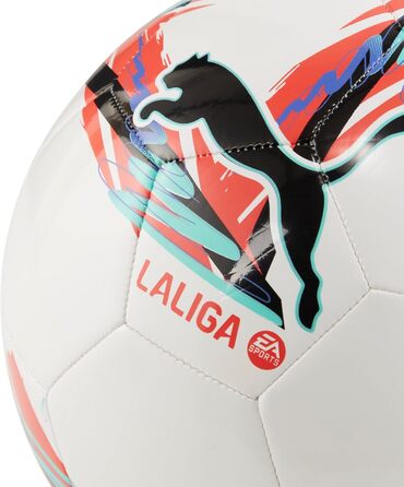 Футбольний м'яч PUMA Orbita La Liga 1, розмір 5, білий, мультиколор, для дорослих