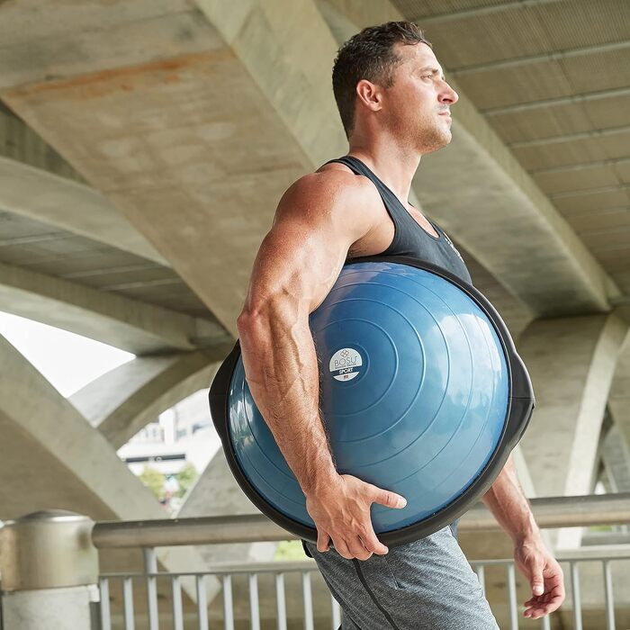 Балансувальний тренажер BOSU Sport, компактний, рожево-чорний