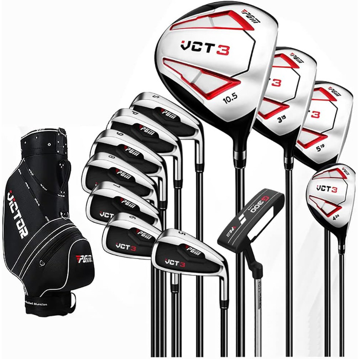 Набір ключок для гольфу 13 шт. Titan Driver, Fairway, Hybrid, Irons, Putters