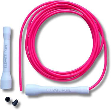 Скакалка Elevate Speed Rope MAX, професійна, 5 мм, міцний ПВХ з нейлоновим осердям, довжина до 3 м, посилені ручки