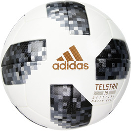 Офіційний м'яч чемпіонату світу adidas, білий/чорний/сріблястий