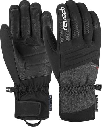 Рукавички Reusch Seamus R-tex Xt чорний/сірий, розмір 9, теплі, водонепроникні