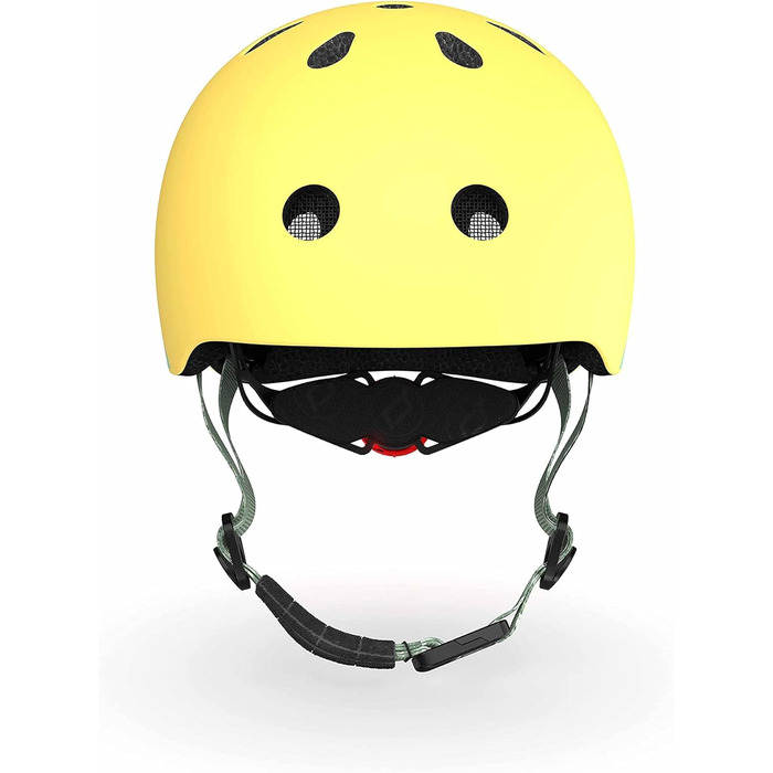 Дитячий шолом Scoot and Ride з регульованими ремінцями, матове покриття, розмір XXS, LED-світло, м'яка флісова підкладка для додаткового захисту