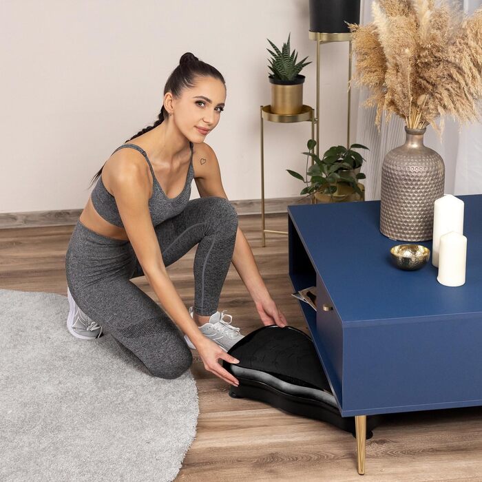 Вібраційна платформа Gymtek для фітнесу вдома, 99 режимів, 5 програм, сенсорний екран – для схуднення, спалювання жиру та зміцнення м'язів