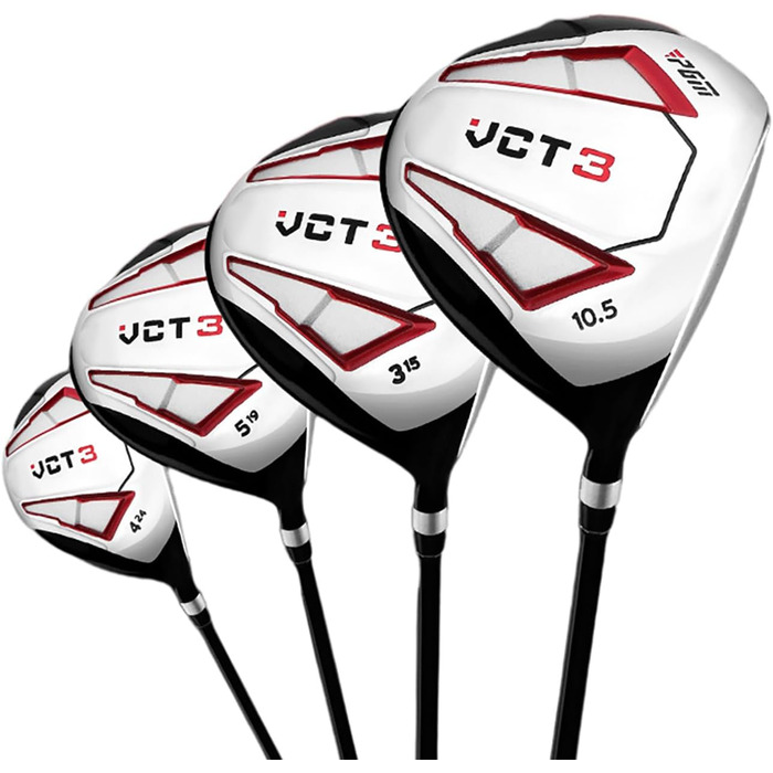 Набір ключок для гольфу 13 шт. Titan Driver, Fairway, Hybrid, Irons, Putters