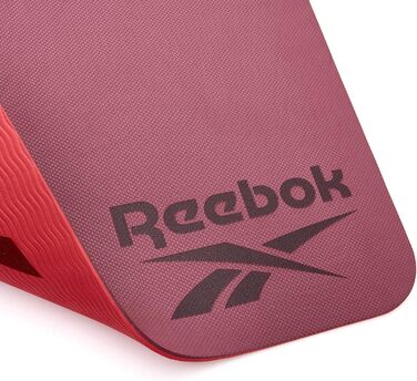 Йога-мат Reebok двосторонній 6 мм, червоний