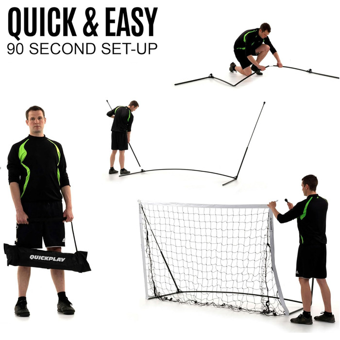 Ворота QUICKPLAY Kickster Pro з базовою вагою для тренувань (5 x 3')