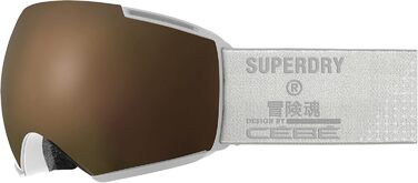 Гірськолижні окуляри Cb Unisex Icone X Superdry (1 упаковка) L White Shiny