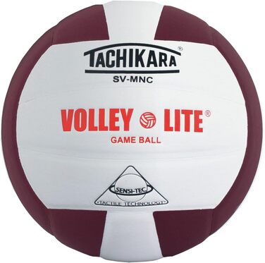 Волейбольний м'яч Tachikara SVMNC Volley Lite (чорний/білий) Кардинал/Білий