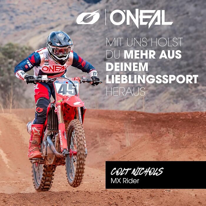 Мотокросовий шолом O'NEAL F-SRS для дорослих, ендуро, легкий фіберглас, подвійний D-застібка