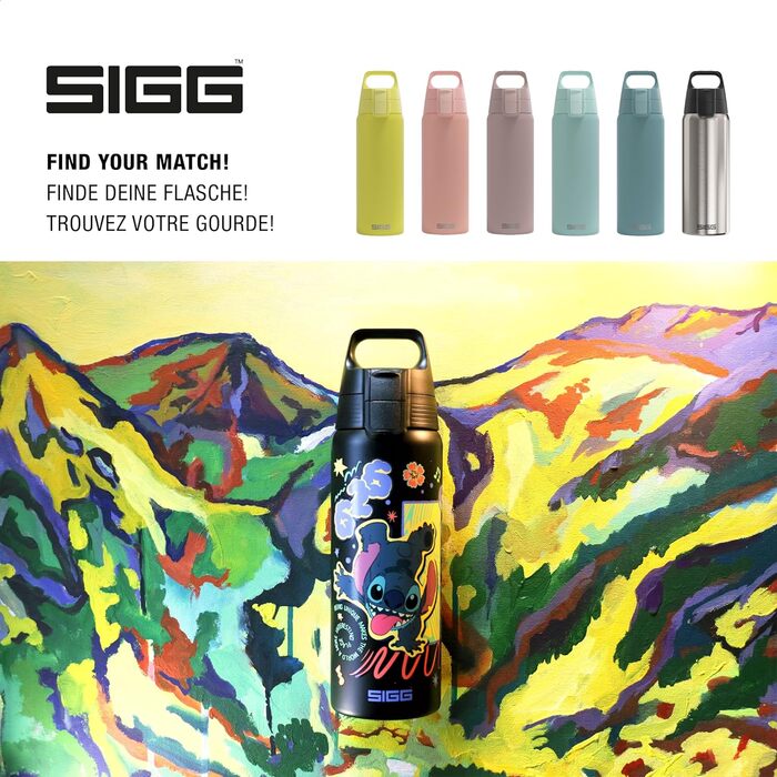 SIGG пляшка для напоїв з нержавіючої сталі Shield ONE, для газованих напоїв, герметична, легка, без BPA, 0,75/1 л