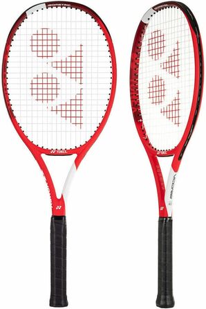 Ракетка для тенісу Yonex New Vcore Ace Tango Red нанизана 260г Ракетка універсальна червоний - синій 2