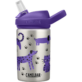 Дитяча пляшка для води CamelBak Eddy+ з малюнком Коти і Собаки, універсальний розмір