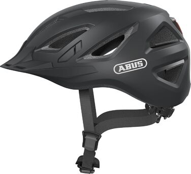 Велосипедний шолом ABUS Urban-I 3.0 з ліхтарем, козирком і магнітною застібкою, унісекс