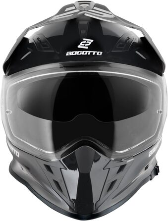 Шолом для ендуро Bogotto V331 XS чорний, мотошолом