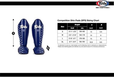 Захист гомілки Fairtex SP5 для Муай Тай – універсальний, легкий, міцний, для чоловіків, жінок і дітей, розширений захист від болю під час тренувань та спарингів