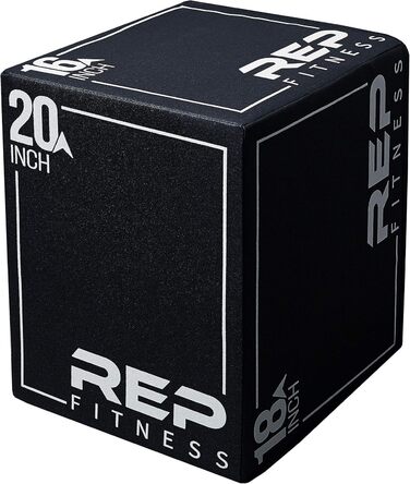 Пліо-коробка REP FITNESS 3-в-1 - не ковзає, безпечна, 3 розміри