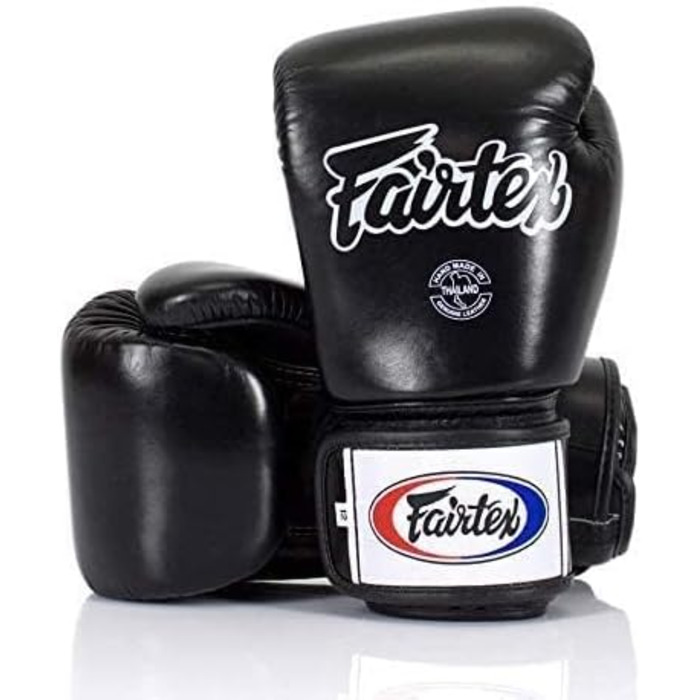 Боксерські рукавички Fairtex BGV1 Чорні Триколірні 14 унцій