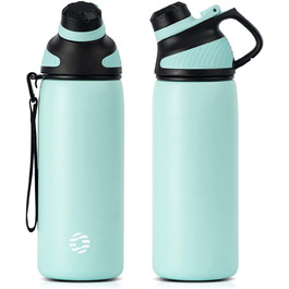Термобутилка Fjbottle з нержавіючої сталі, 600/800/1000 мл, ізольована, вакуумна, з магнітною кришкою, BPA-free, для спорту, роботи та подорожей, для гарячих і холодних напоїв