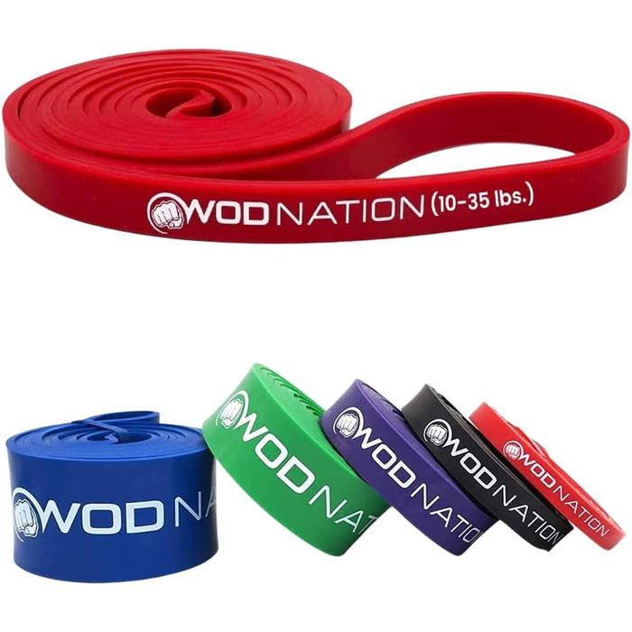 Петля для підтягувань WOD Nation 41 дюйм – еспандер для підтягувань, тренувань, кросфіту, розтяжки, мобільності