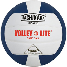 Волейбольний м'яч Tachikara SVMNC Volley Lite (чорний/білий) (темно-синій/білий)