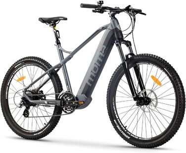 Велосипеди Moma E-MTB 27,5' SHIMANO 24G, гідр. гальма, акум. 48В 13Ач