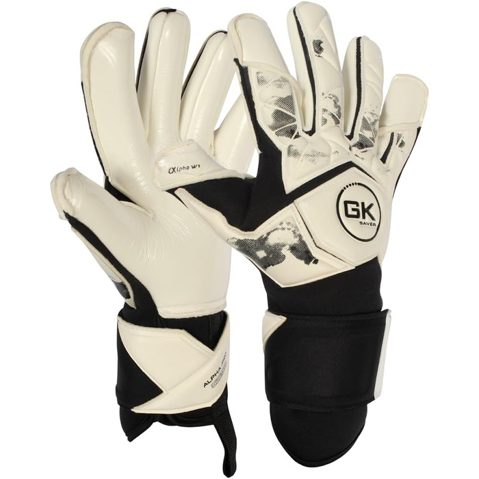 Воротарські рукавички GK Saver Alpha, розмір 6-11, антиковзні