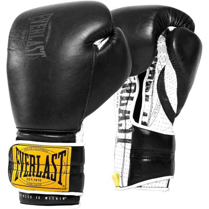 Рукавички Everlast 1910 Унісекс Спаринги (16 унцій, чорні)