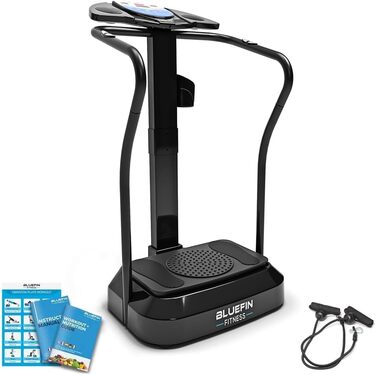 Вібраційна платформа Bluefin Fitness Pro з тихими двигунами та вбудованими динаміками для схуднення й нарощування м'язів вдома