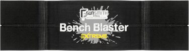 Зброяр Fitnes Bench Blaster - міцне зчеплення та зручна посадка Бластер для жиму лежачи - Силовий пояс для вправ з рогатки для важкої атлетики, пауерліфтингу, силових тренувань та жиму лежачи Sling S Extreme - Рівень 3 Сила