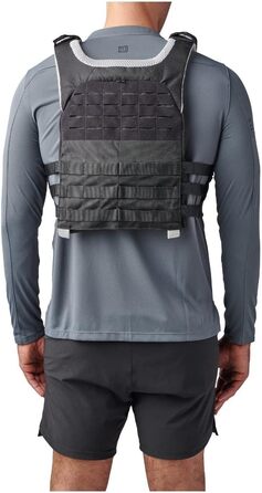 Тактичний TacTec Trainer Вага жилет Tough 600D Nylon Style 56693 One Size, чорний, 5.11