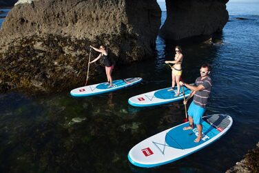 Набір весл Сімейна дошка TenEight Surfer RedAir SUP червоні 10,8