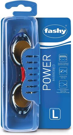 Окуляри для плавання Fashy Power Mirror срібні (1 уп.)