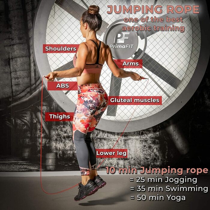 Скакалка Fitness Pro Speed Jump Rope 3 м, регульована, з обтяженнями, 2 кульковими підшипниками та протиковзкими ручками, для боксу, ММА, кросфіту, з додатковою сталевою мотузкою, червона сумка.