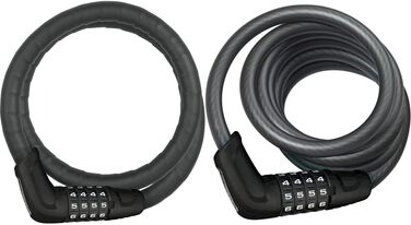 ABUS Steel-O-Flex Tresorflex 6615C - велосипедний тросовий замок із сталевим панциром, кодовий, з кріпленням SCMU, рівень безпеки 5