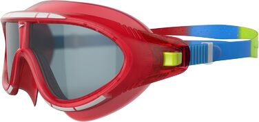 Окуляри для плавання Speedo Unisex Kids Junior Biofuse Rift (один розмір, лавовий червоний/японський синій/димовий)