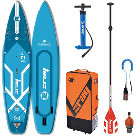 Дошка для веслування Fury Epic 12'0 Windsup SUP Надувна дошка Sup Дошка для веслування преміум стоячи Пакет включає весло, сумку, насос і надувний суп з плавниками, 4 -