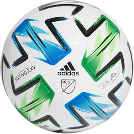 Футбольний м'яч adidas MLS Pro для чоловіків, розмір 5, біло-мультиколір