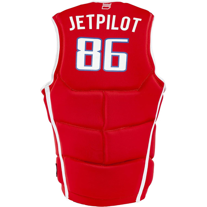 Неопреновий жилет JetPilot Bonifay Baller, неамериканська берегова охорона, Wettki, водні лижі, вейкборд і каяк PFD M Red