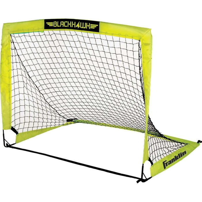 Ворота портативні Franklin Sports Blackhawk висувні - 4'x3', чорні