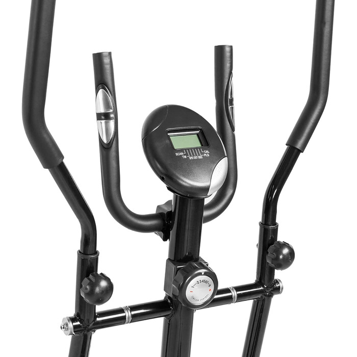 Велотренажер Tectake Elliptical Cross Trainer з комп'ютером і пульсометром