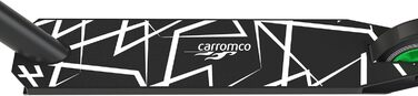 Самокат Carromco Action Rider 100, HIC-System, Kickscooter зелено-чорний