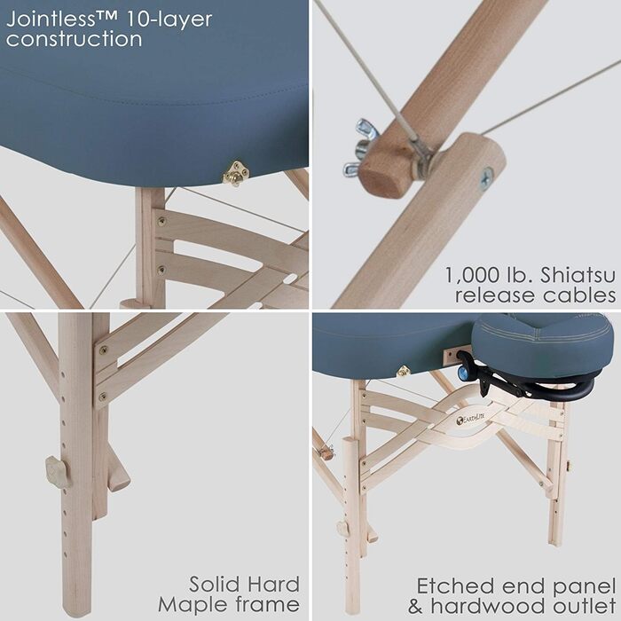 Масажний стіл Earthlite Spirit Спа комфорт, Flex-Rest, сумка, синій