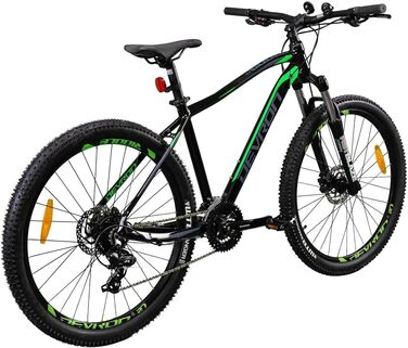 Гірський велосипед Devron Riddle RM1.7 для чоловіків - Alu Hardtail, 27,5 дюймів, himano 3x8, гідравлічний Cheibenbreme, чотиристоронній MTB для пригод (сірий, S)