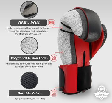 Боксерські рукавички DBX BUSHIDO SPORT ARB-407a для чоловіків, 8–16oz, для боксу і кікбоксингу