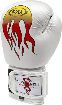 Рукавички Boxing Pro Series, 10 унцій (283,5 г), White для спарингу